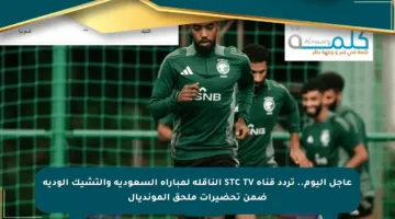 عاجل اليوم.. تردد قناة STC TV الناقلة لمباراة السعودية والتشيك الودية ضمن تحضيرات ملحق المونديال